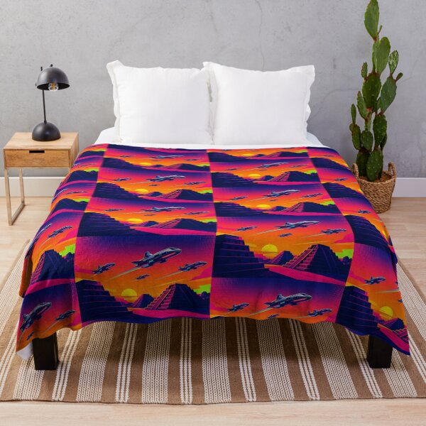 Item preview, Neon Skies – Futuristic Pyramids designed and sold by Dogandesighn.