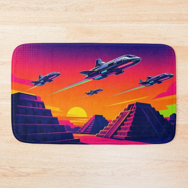 Item preview, Neon Skies – Futuristic Pyramids designed and sold by Dogandesighn.