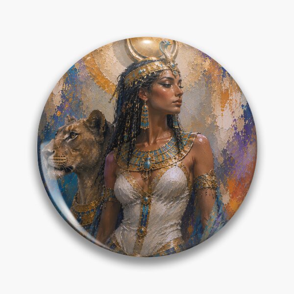 Item preview, Egyptian Goddess Mesechenet painting. designed and sold by GalleryKauffeld.