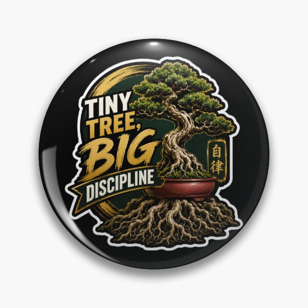 Item preview, Tiny Tree, Big Discipline – Bonsai Growth  designed and sold by Sketchlegacy.