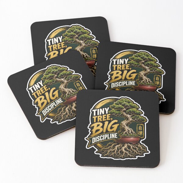 Item preview, Tiny Tree, Big Discipline – Bonsai Growth  designed and sold by Sketchlegacy.
