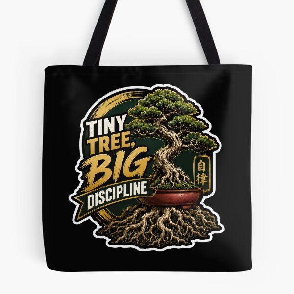 Item preview, Tiny Tree, Big Discipline – Bonsai Growth  designed and sold by Sketchlegacy.