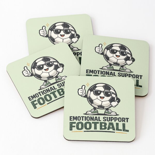 Item preview, Emotional Support Football Funny Soccer designed and sold by MonkiFlipp.