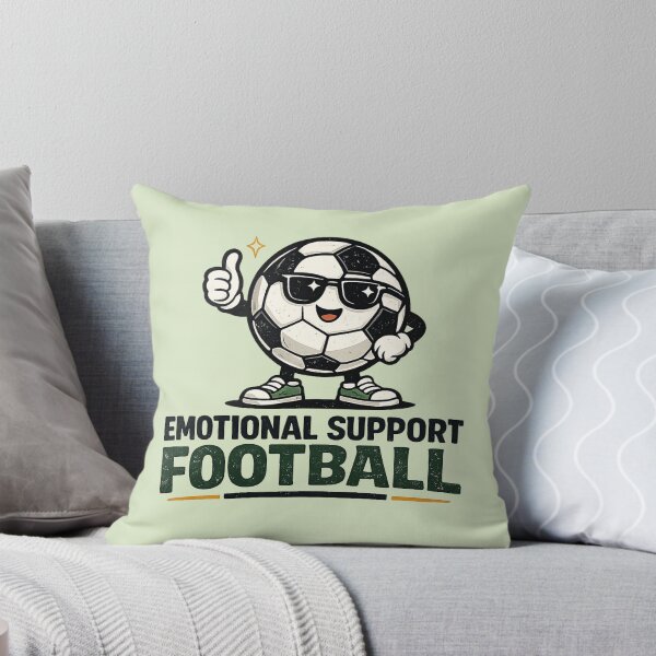 Item preview, Emotional Support Football Funny Soccer designed and sold by MonkiFlipp.