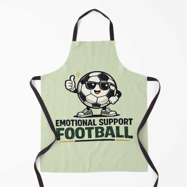 Item preview, Emotional Support Football Funny Soccer designed and sold by MonkiFlipp.