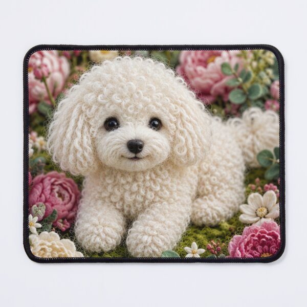 Item preview,  Little dog in a field of flowers designed and sold by Galart58.