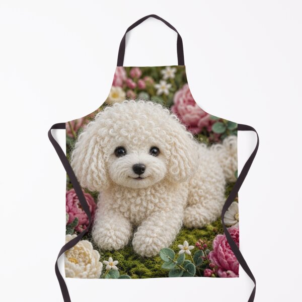 Item preview, Little dog in a field of flowers designed and sold by Galart58.