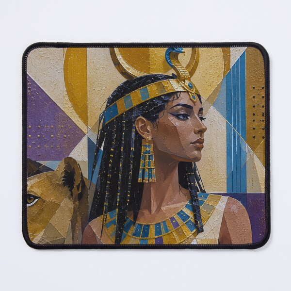 Item preview, Mesechenet Egyptian Goddess painting. designed and sold by GalleryKauffeld.