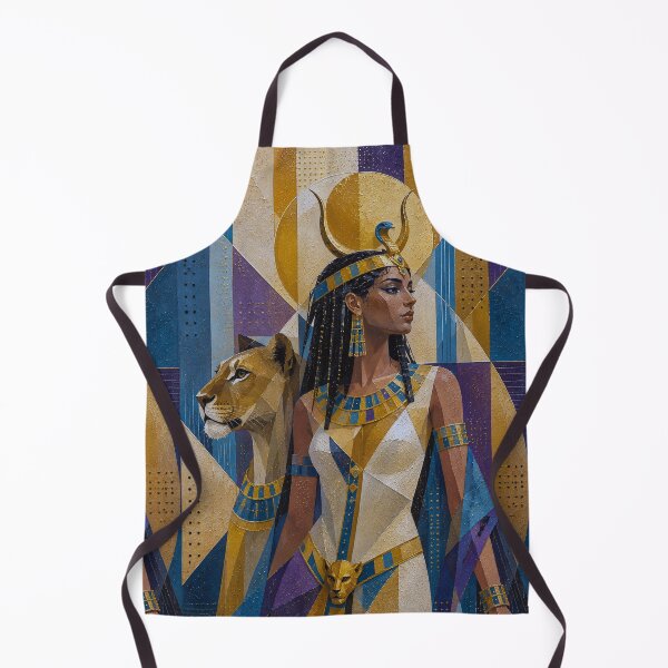 Item preview, Mesechenet Egyptian Goddess painting. designed and sold by GalleryKauffeld.