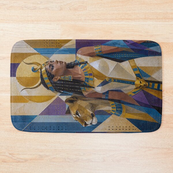 Item preview, Mesechenet Egyptian Goddess painting. designed and sold by GalleryKauffeld.