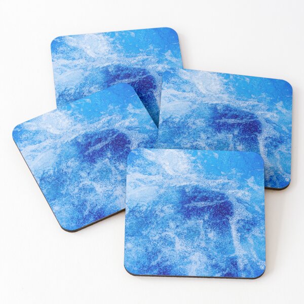 Item preview, Bubbling Blue Pool Water Over Mosaic Tiles With Whirlpool Jets Creating Foam and Motion designed and sold by Nmallia.
