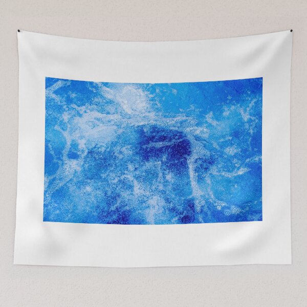 Item preview, Bubbling Blue Pool Water Over Mosaic Tiles With Whirlpool Jets Creating Foam and Motion designed and sold by Nmallia.