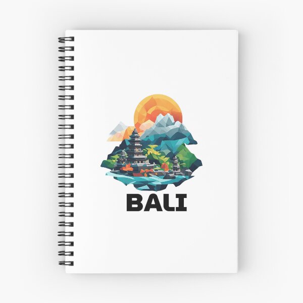 Item preview, Copy of Bali Indonesia Travel Poster - Abstract Tropical Island Temple Art designed and sold by OzzFrequency.