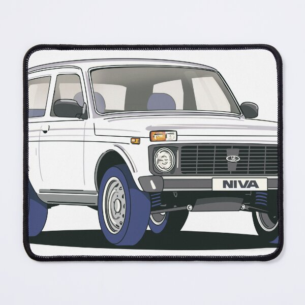 Item preview, Lada Niva 4x4 in White designed and sold by Webazoot Industries - Car Art.