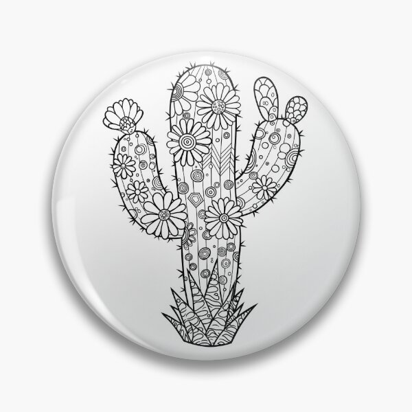 Item preview, Floral Boho Cactus Illustration designed and sold by ArtPer-design.