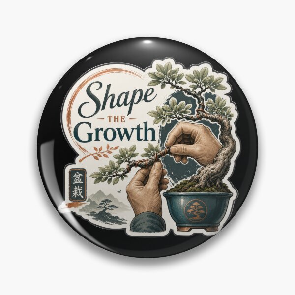 Item preview, Shape the Growth – Bonsai Training Art designed and sold by Sketchlegacy.