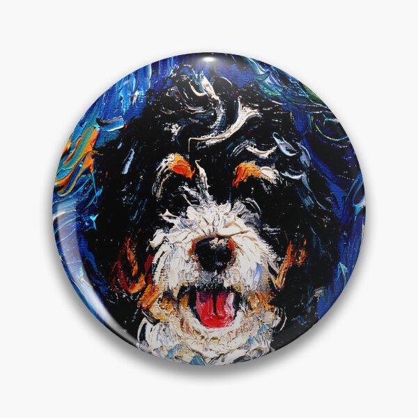 Item preview, Bernedoodle Night designed and sold by AjaTrier.