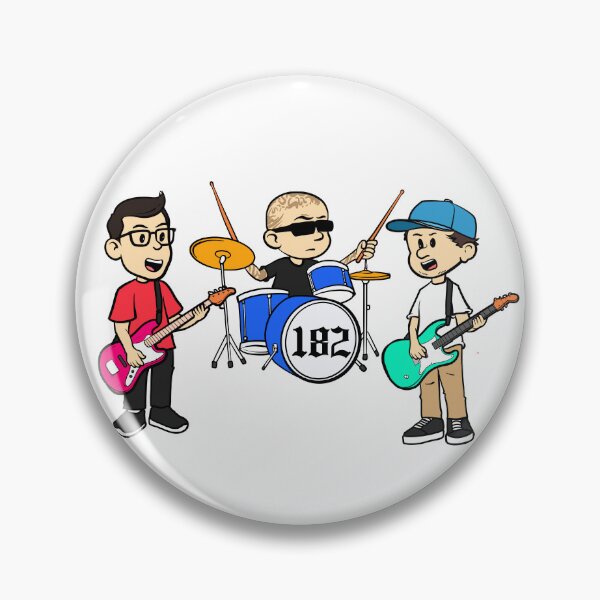 Item preview, Blink182 Fun Cartoon  designed and sold by sanwr.