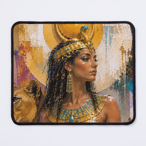 Item preview, Mesechenet Egyptian Goddess painting. designed and sold by GalleryKauffeld.