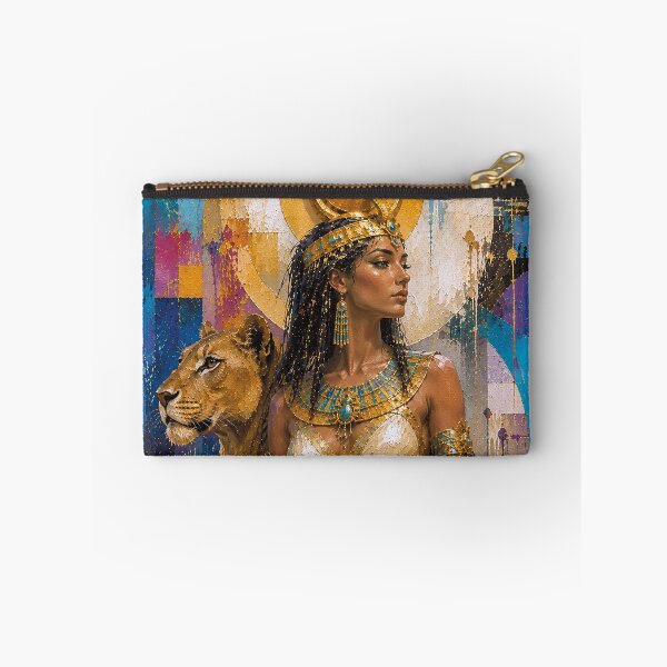 Item preview, Mesechenet Egyptian Goddess painting. designed and sold by GalleryKauffeld.