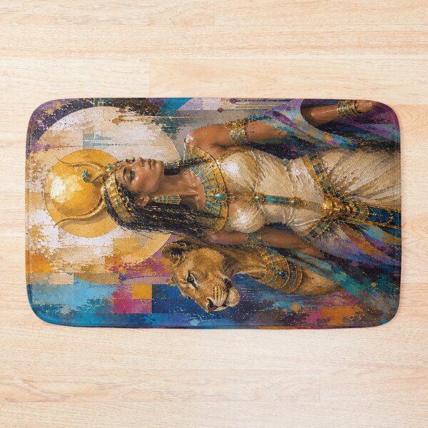 Item preview, Mesechenet Egyptian Goddess painting. designed and sold by GalleryKauffeld.