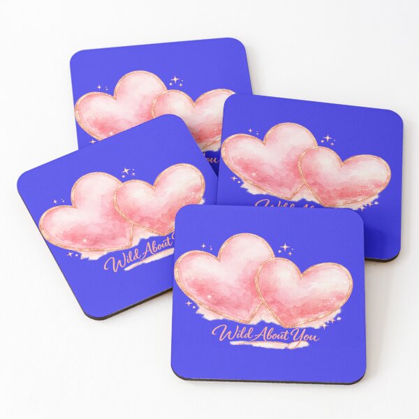 Item preview, Rose Gold Watercolor Hearts – Love in Bloom Romantic Design designed and sold by EdgeSphere.