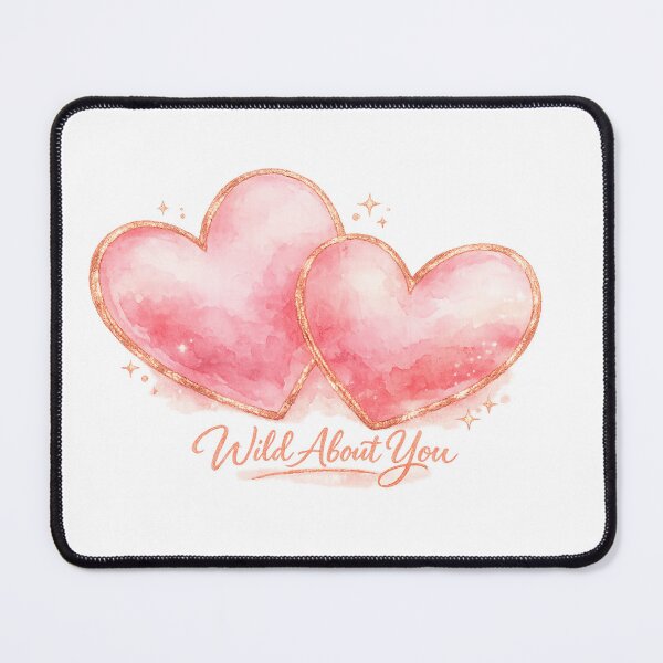 Item preview, Rose Gold Watercolor Hearts – Love in Bloom Romantic Design designed and sold by EdgeSphere.