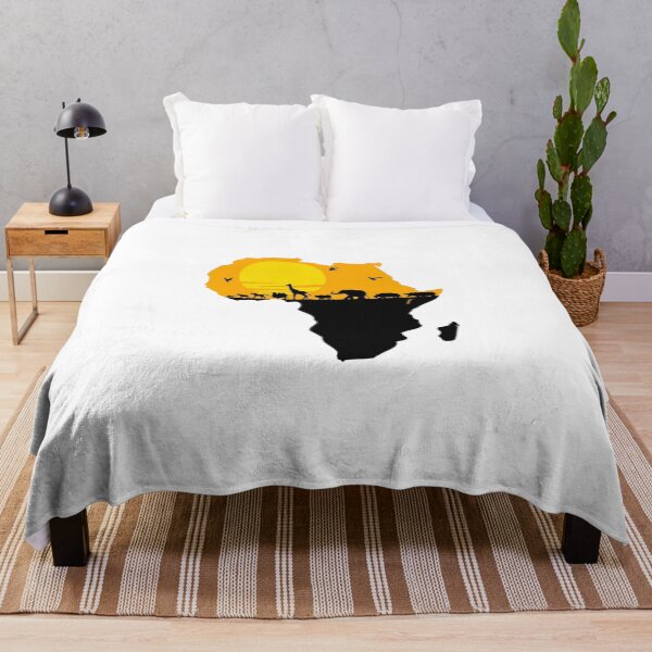 Item preview, Africa Map Safari Sunset Wildlife Silhouette designed and sold by Macias123.
