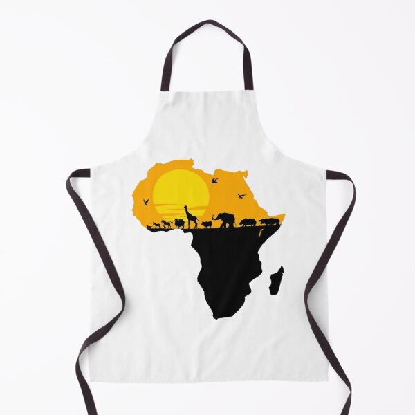 Item preview, Africa Map Safari Sunset Wildlife Silhouette designed and sold by Macias123.