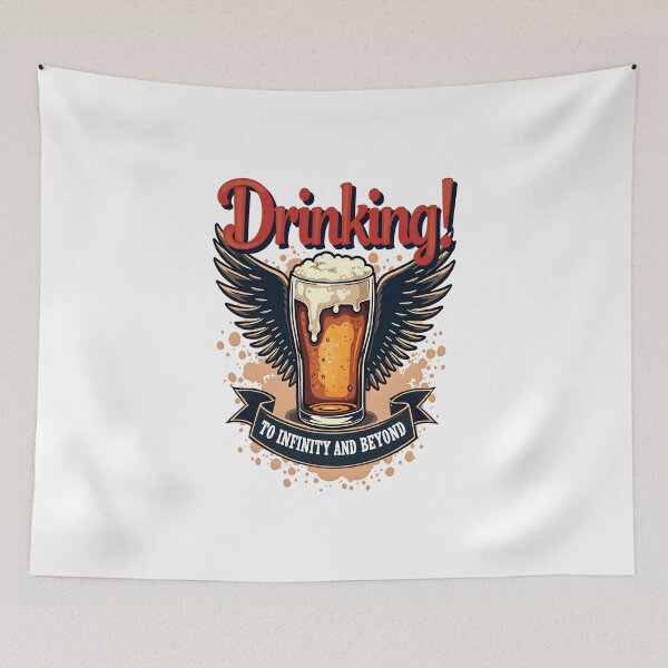 Item preview, Drinking to Infinity designed and sold by Sloptoptshirts.