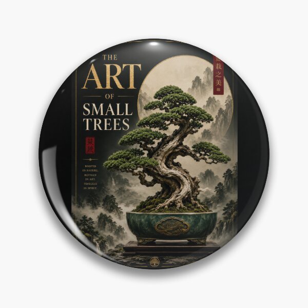 Item preview, The Art of Small Trees – Elegant Bonsai Poster  designed and sold by Sketchlegacy.