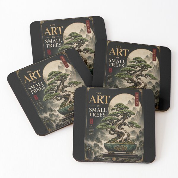 Item preview, The Art of Small Trees – Elegant Bonsai Poster  designed and sold by Sketchlegacy.