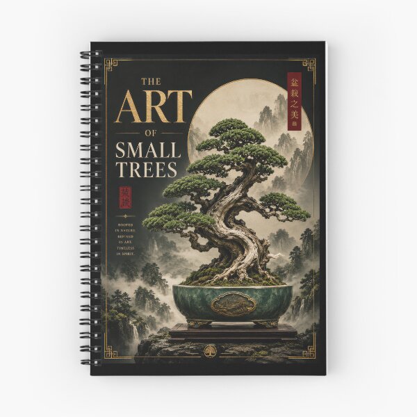 Item preview, The Art of Small Trees – Elegant Bonsai Poster  designed and sold by Sketchlegacy.