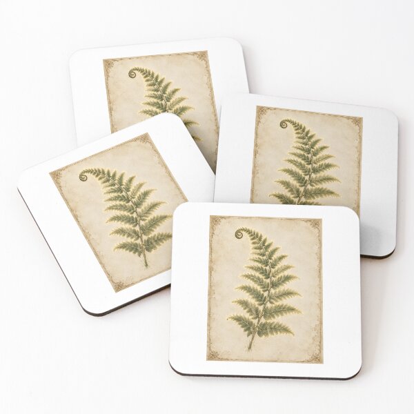 Item preview, Luminous Fern Memorial Print — Soft Vintage Botanical Sympathy Art for a Nature Lover designed and sold by Brackenlume Studio.