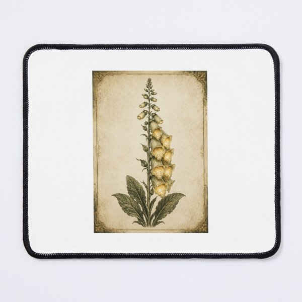 Item preview, Glowing Poison Garden Botanical Chart — Luminous Vintage Apothecary Print for a Kitchen Witch designed and sold by Brackenlume Studio.