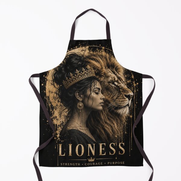 Item preview, Lioness Strength Graphic T-Shirt Design designed and sold by ⭐ AURA STUDIO.
