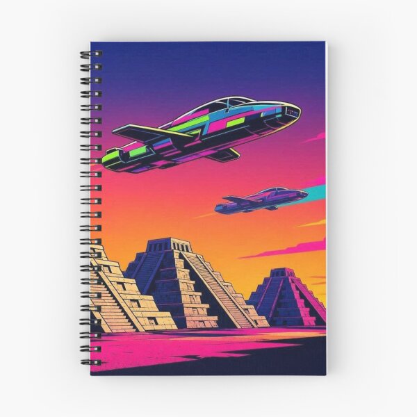 Item preview, Neon Skies – Futuristic Pyramids designed and sold by Dogandesighn.