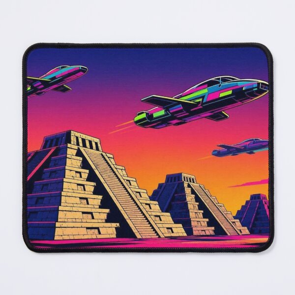 Item preview, Neon Skies – Futuristic Pyramids designed and sold by Dogandesighn.