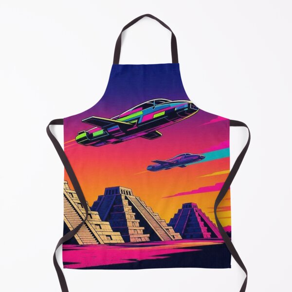 Item preview, Neon Skies – Futuristic Pyramids designed and sold by Dogandesighn.