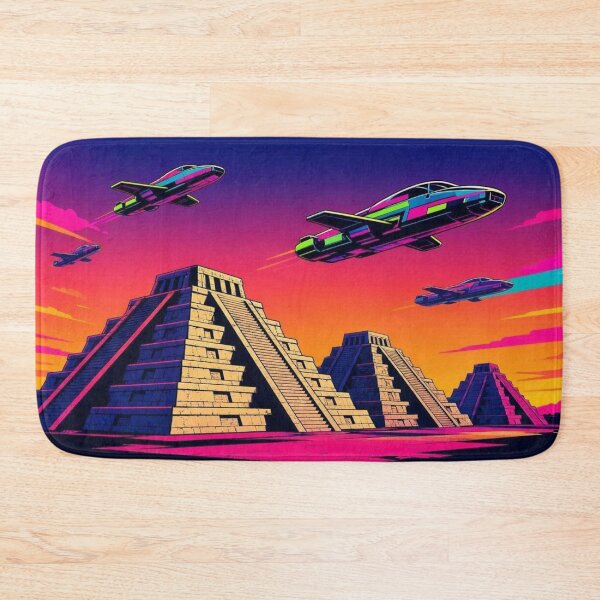 Item preview, Neon Skies – Futuristic Pyramids designed and sold by Dogandesighn.