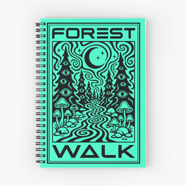 Item preview, Forest Walk Gear – Psychedelic Forest Path | Trippy Nature Rave Art designed and sold by UndergroundRavers.