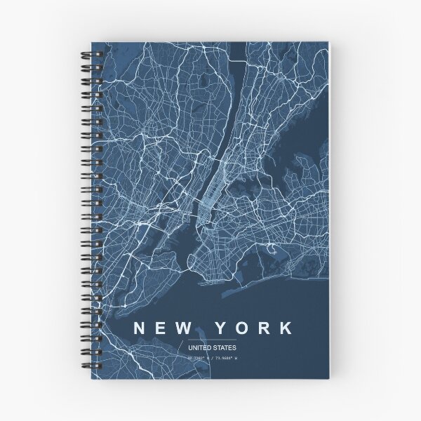 Item preview, New York City Blueprint Map designed and sold by cosmoroutine.