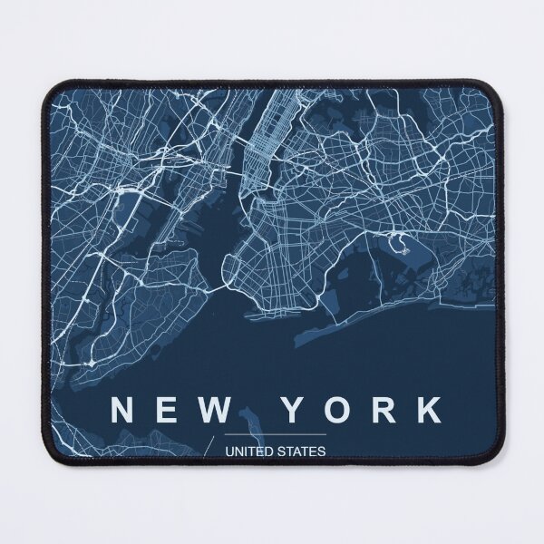 Item preview, New York City Blueprint Map designed and sold by cosmoroutine.