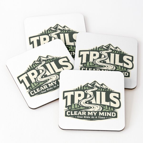 Item preview, Trails Clear My Mind | Mountain Bike Lifestyle Design designed and sold by SingleTrackes.