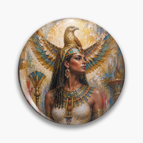 Item preview, Egyptian Goddess Nechbet painting. designed and sold by GalleryKauffeld.