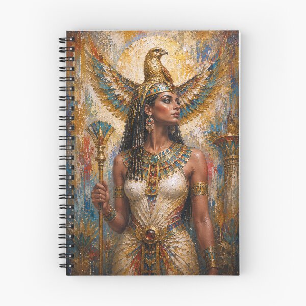 Item preview, Egyptian Goddess Nechbet painting. designed and sold by GalleryKauffeld.