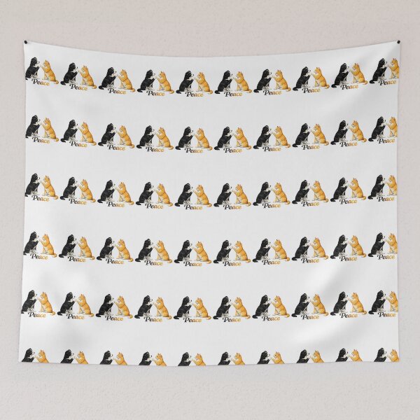 Item preview, The cats and the dogs have reconciled. designed and sold by JIKELELE DIGITAL ART STUDIO.