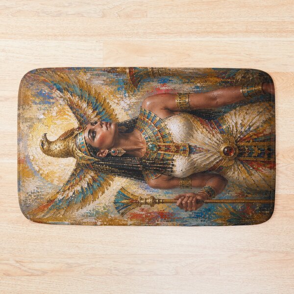 Item preview, Egyptian Goddess Nechbet painting. designed and sold by GalleryKauffeld.