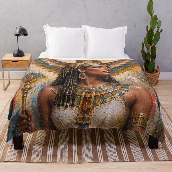 Item preview, Egyptian Goddess Nechbet painting. designed and sold by GalleryKauffeld.