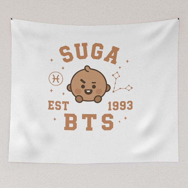 Item preview, Suga BTS Vintage Shirt, Min Yoongi T Shirt, BT21 Shooky Zodiac Tee, Kpop Fan Gift, Bangtan Boys Aesthetic Graphic Tee Comfort Colors Shirt designed and sold by BerryHand.